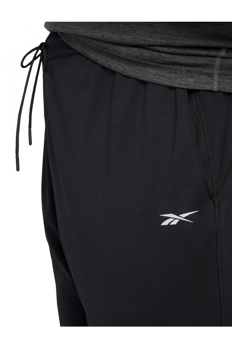 Big & Tall Performance Double-Knit Ribbed-Hem Joggers, Alternate, color, BLACK