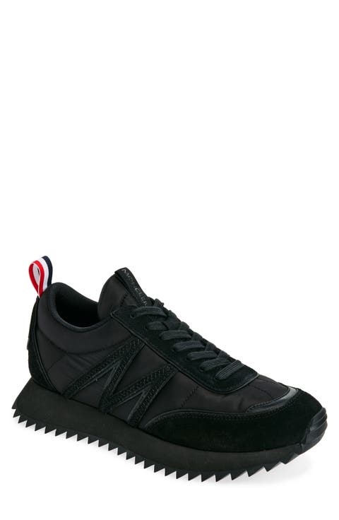 スニーカー MONCLER SS25 Moncler Sneakers Black (K109B4M00170 M4156998) Black Pacey Nylon & Suede Sneakers - Sneakers for Men