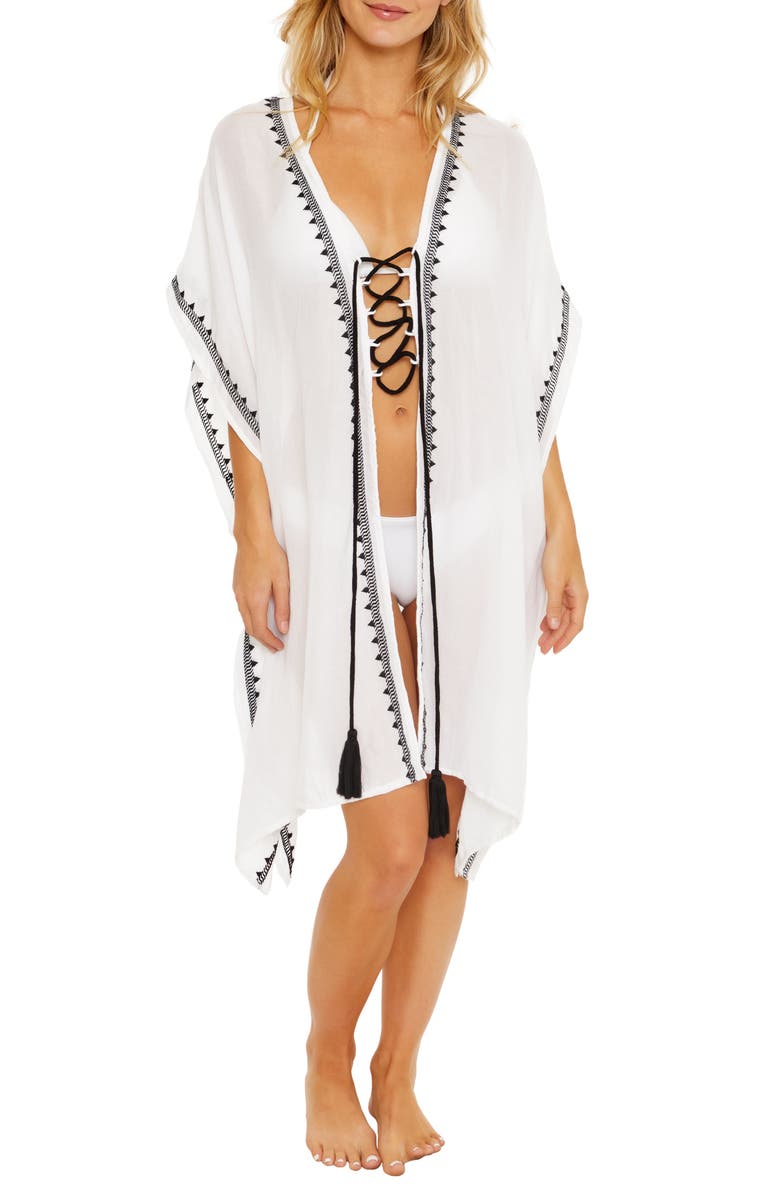 Soluna Embroidered Cover-Up, Main, color, White