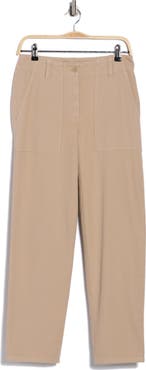 Eileen Fisher Easy Tapered Organic Cotton Pants