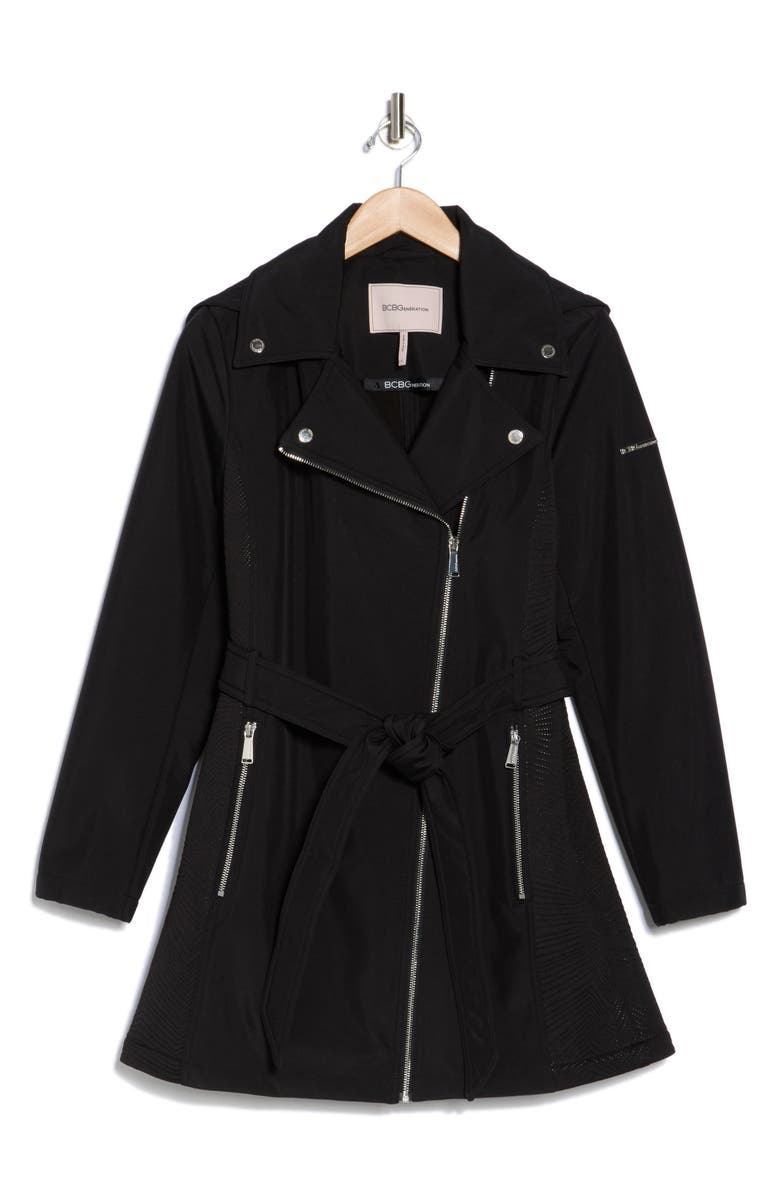 BCBGeneration Asymmetric Belted Jacket, Alternate, color, 