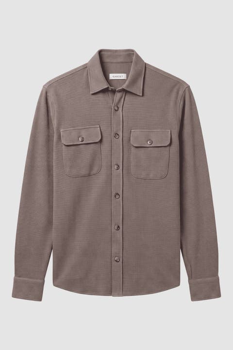Men's Regular-fit Flap-pocket Overshirt