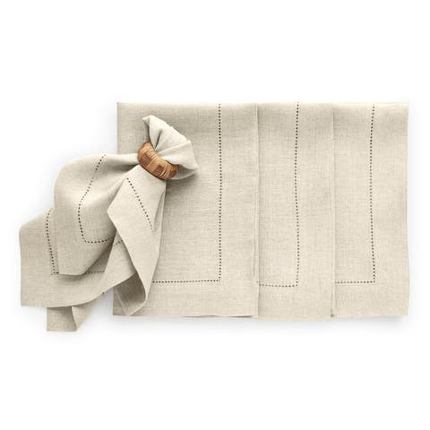 Linen Dinner Napkins - Sonoma Hemstitch, 20" x 20"