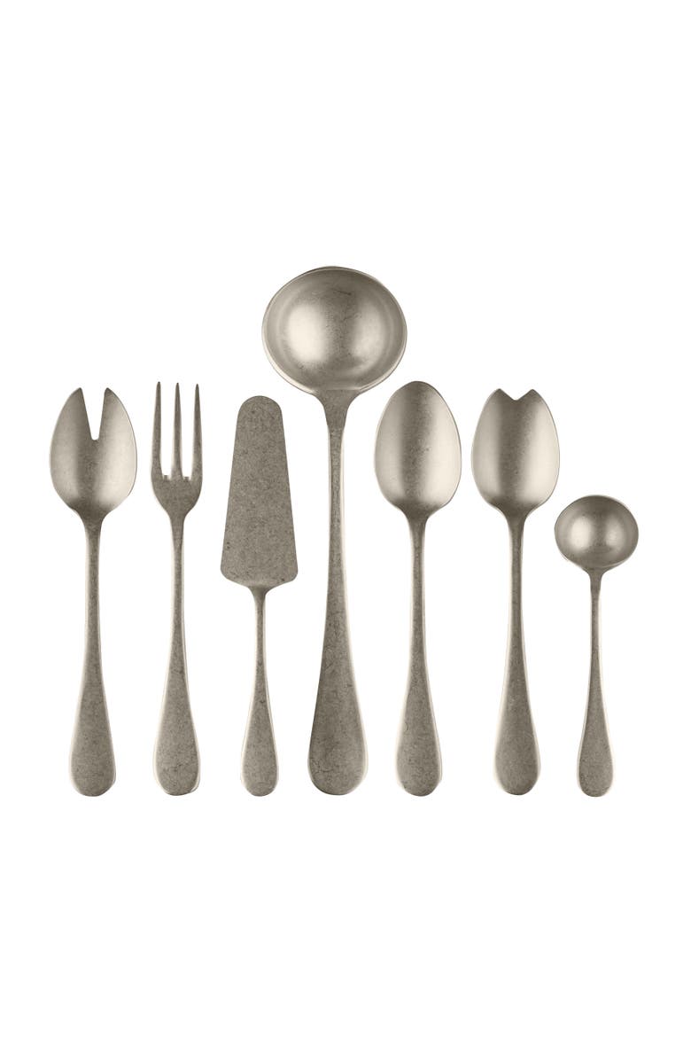 Mepra Vintage Serving Set - 7 Pieces, Main, color, Champagne