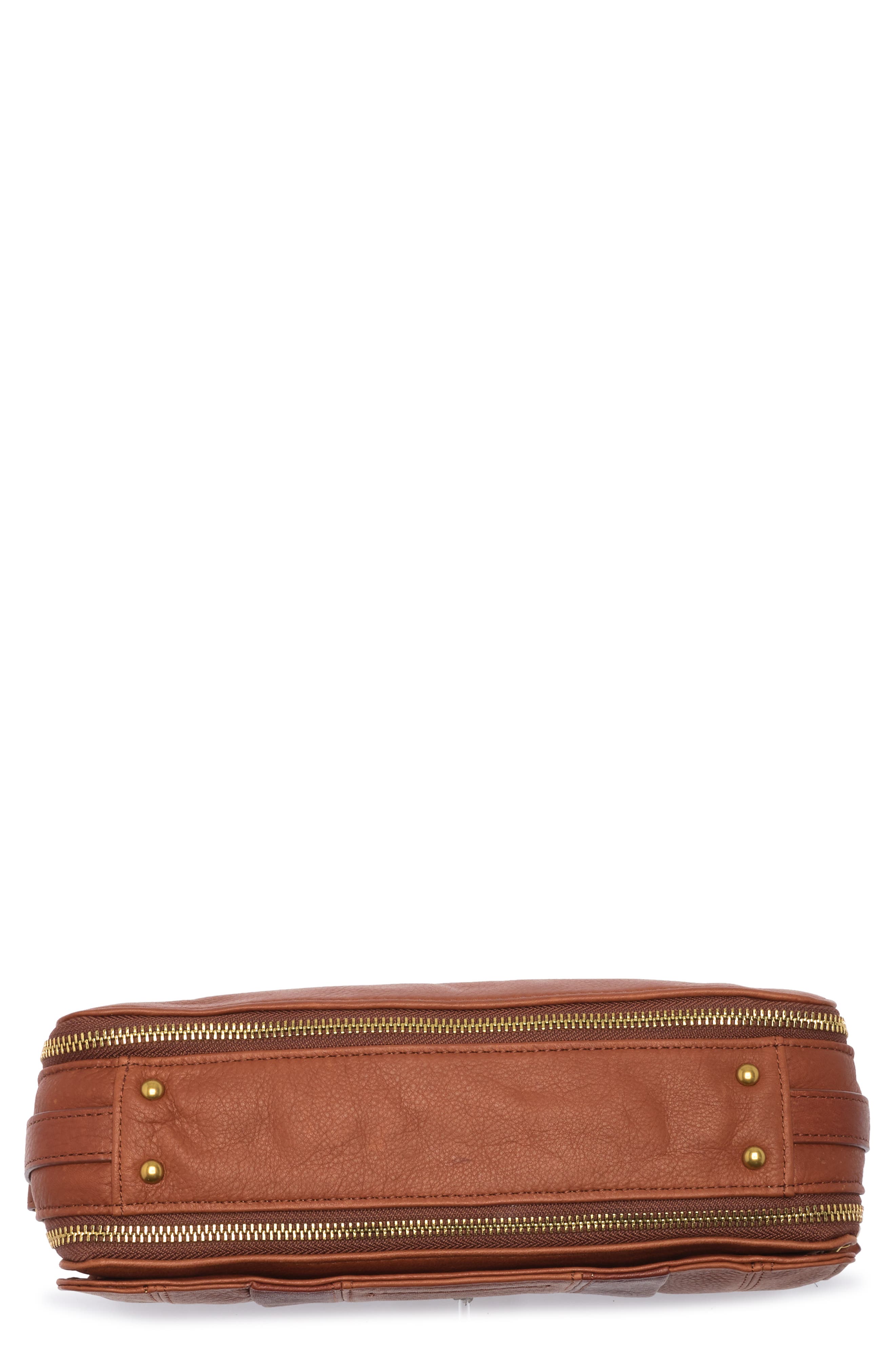 AMERICAN LEATHER CO. Maple Flap Leather Crossbody Bag, Alternate, color, 