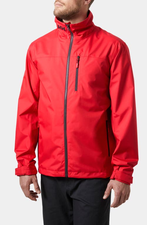 Helly Hansen Crew 2.0 Waterproof Sailing Jacket In Red