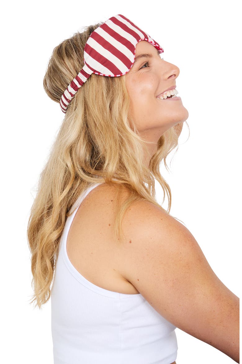 Sleep Mask, Alternate, color, Cherry Bomb