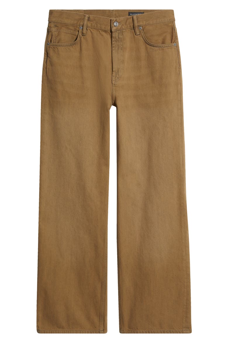 Lenny Straight Leg Jeans, Alternate, color, KHAKI BROWN