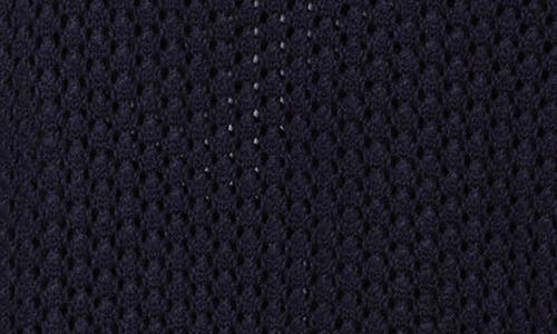 Muse Pointelle Knt Short Sleeve Sweater In Black