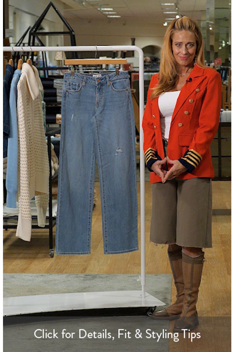 Keeper Distressed Straight Leg Jeans video