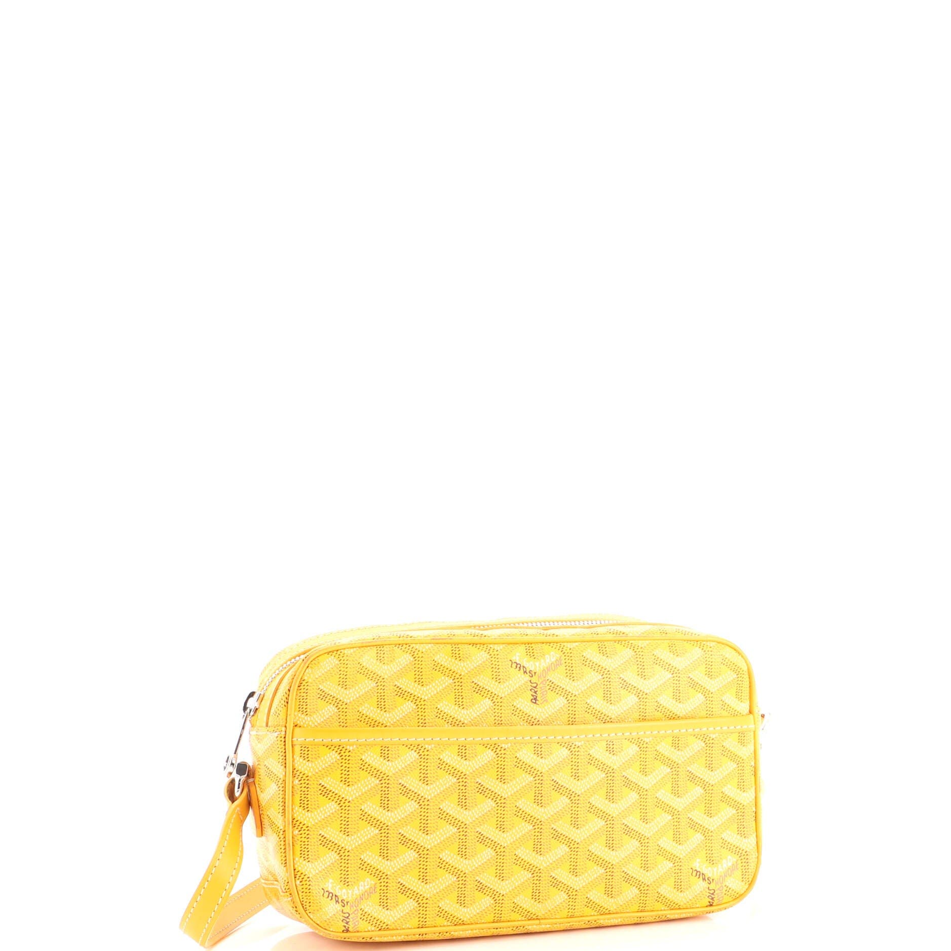 Cap Vert Bag Coated Canvas, Alternate, color, Yellow