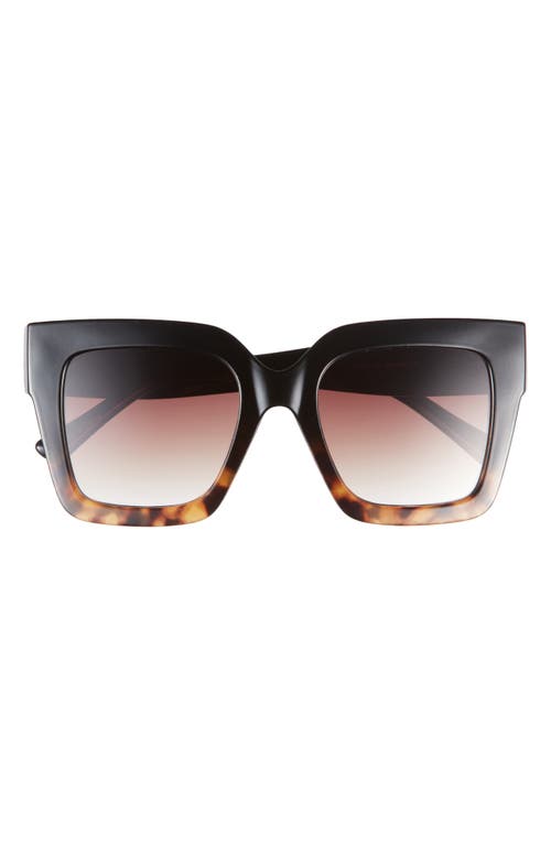 Bp. Gradient Oversize Square Sunglasses In Brown
