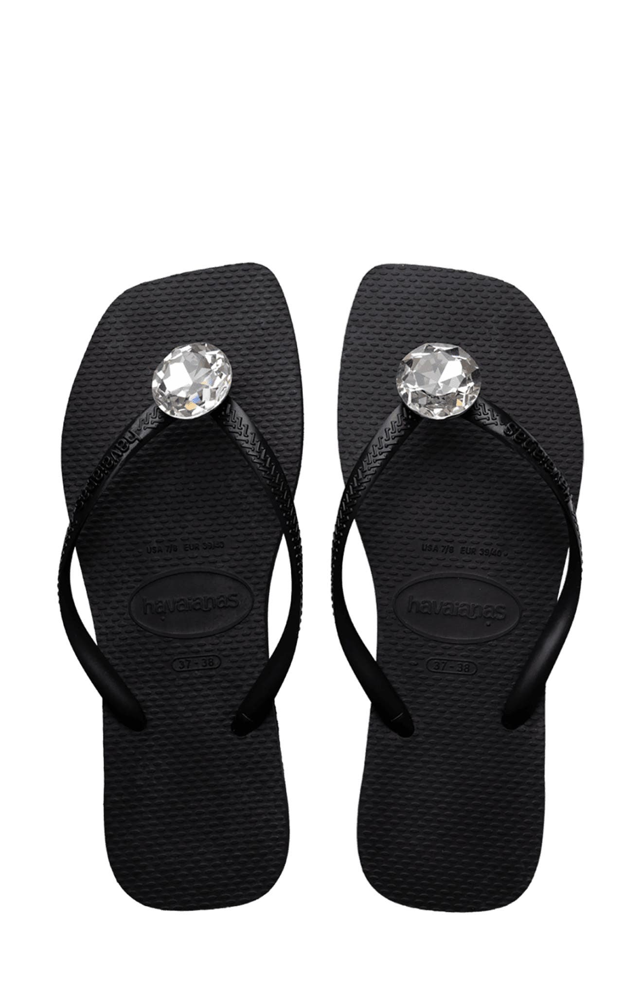 Havaianas Slim Square Toe Flip Flop, Alternate, color, 