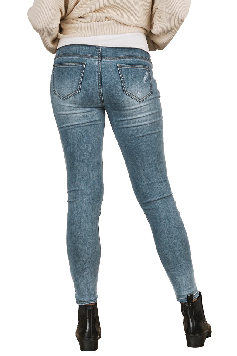 Claire Over the Bump Skinny Maternity Jeans, Alternate, color, BLUE DENIM