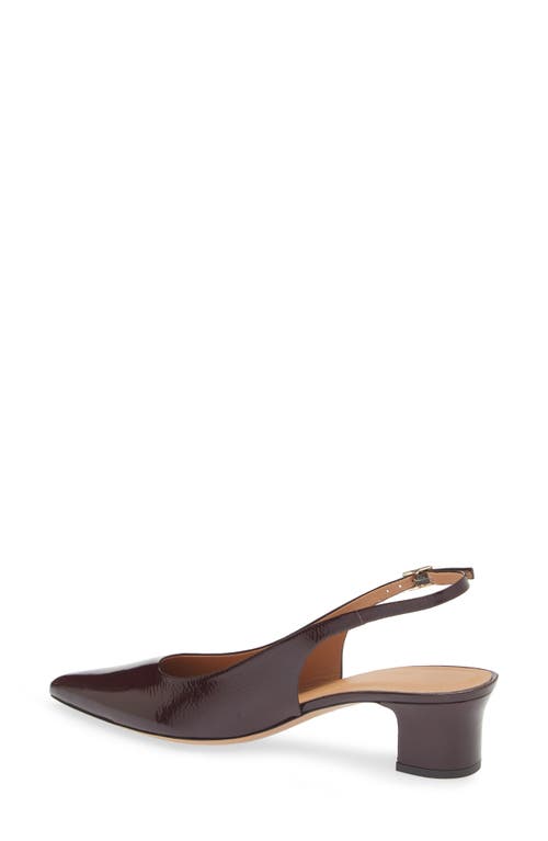 Mansur Gavriel Women's Slingback Pumps In Aubergine
