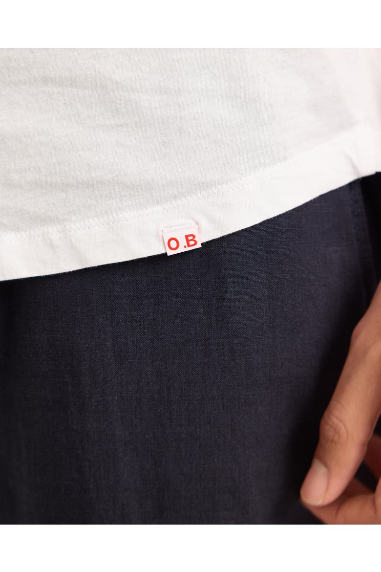 Ob Standard Easy Fit Interlock Cotton Jersey T-Shirt, Alternate, color, WHITE