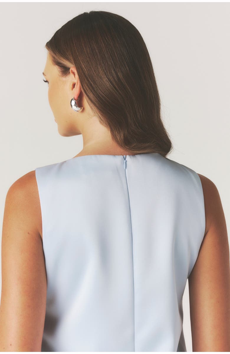 Six Stories Mini Mod Bow Dress, Alternate, color, Pale Blue