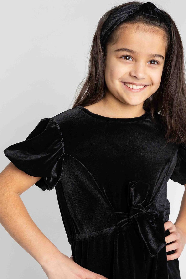 Black Velvet Jumpsuit, Alternate, color, Black
