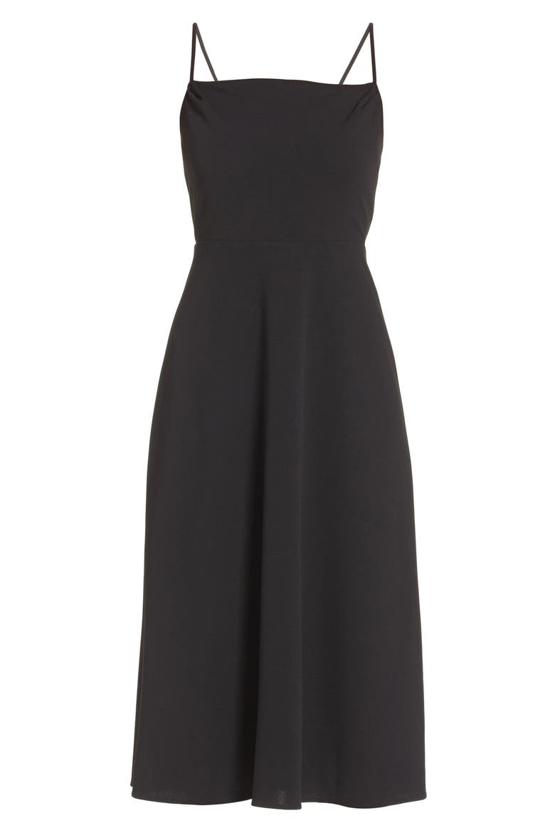 Midi Dress, Alternate, color, BLACK