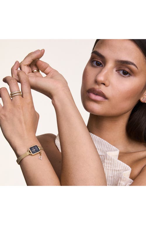 Daniel Wellington Quadro Mini Crystal Zodiac Bracelet Watch, 15mm In Gold