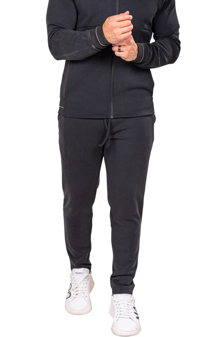 Marthyr Drawstring Joggers, Alternate, color, BLACK