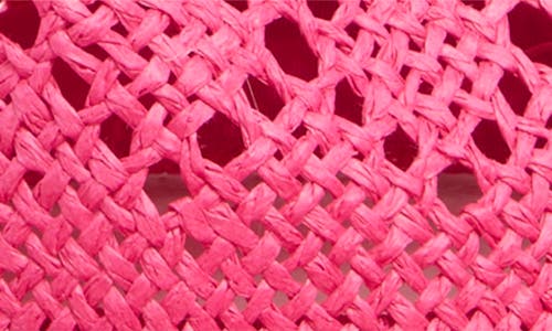 Vince Camuto Straw Cowboy Hat In Fuchsia