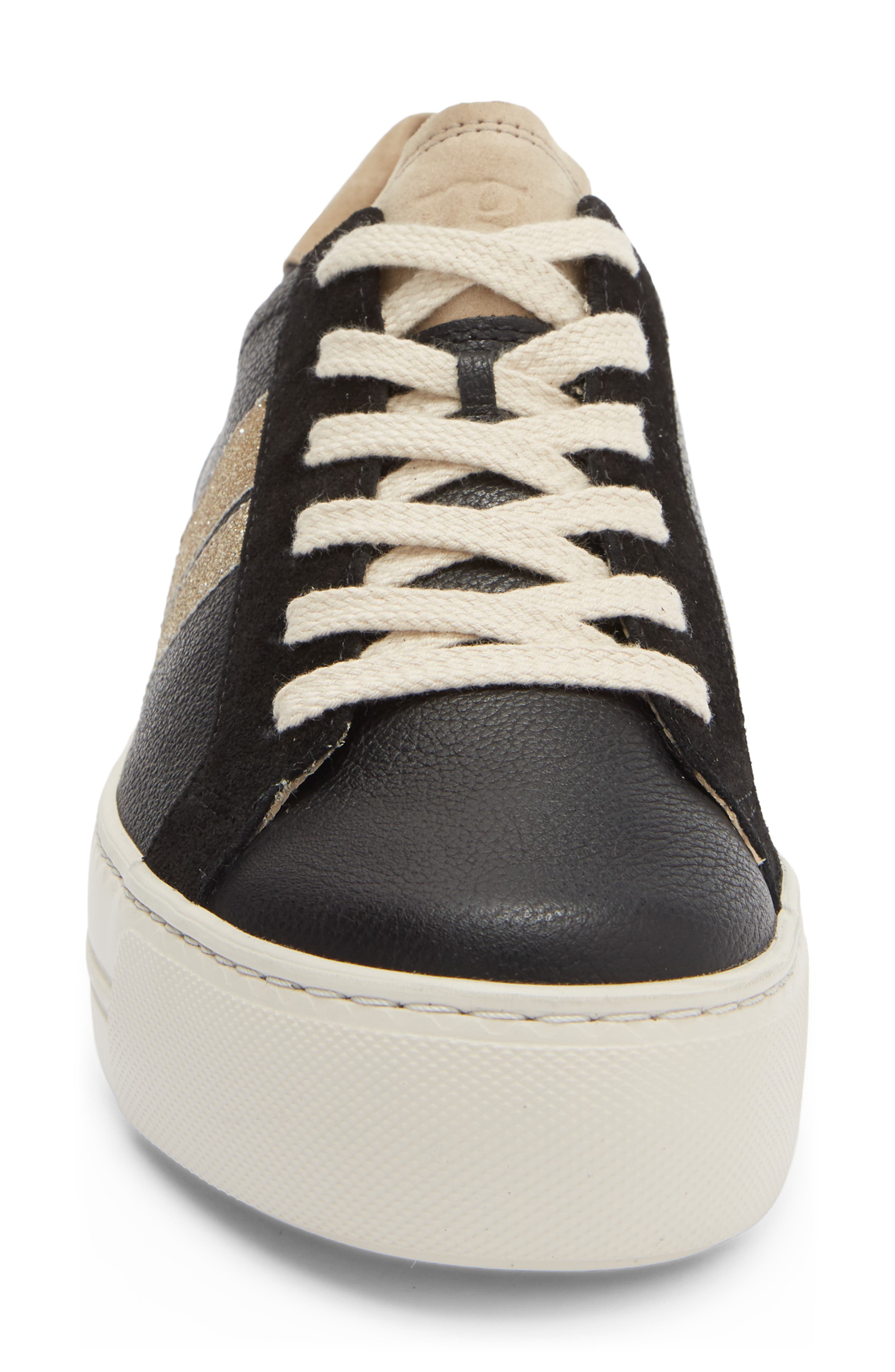 Paul Green Dove Platform Sneaker, Alternate, color, Black Combo