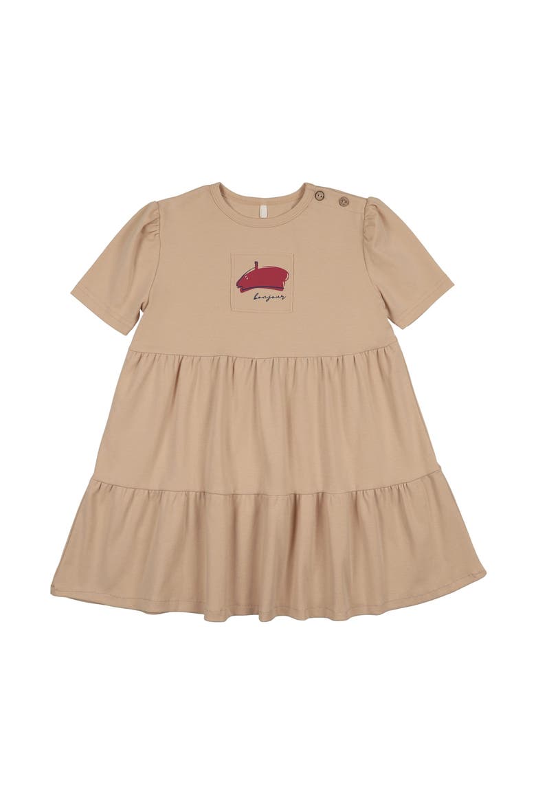 French Dress, Main, color, Beige