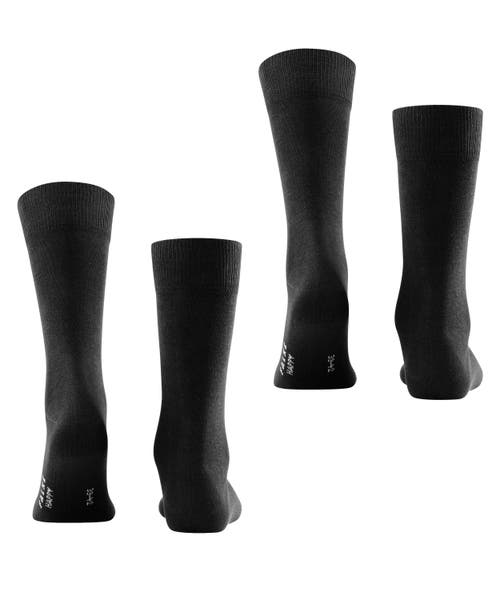 Falke Happy 2-pack Cotton Socks In Brown