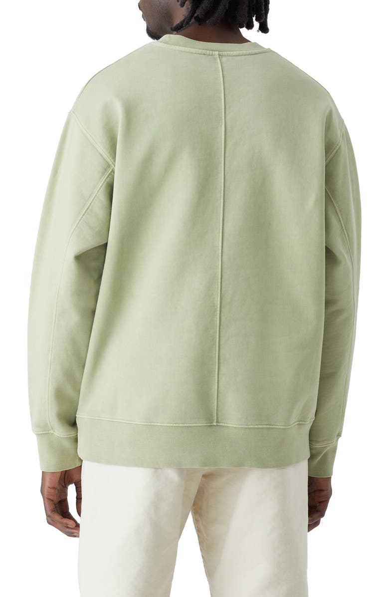 Closed Oversize Organic Cotton Crewneck Sweatshirt, Alternate, color,