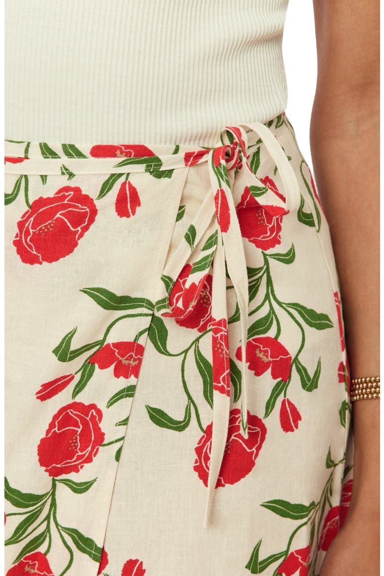 Scotch & Soda Floral Wrap Skirt (Women) | Nordstromrack