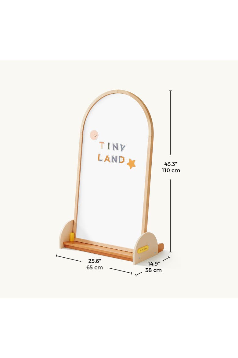 Double Sided Arched Wooden Art Easel for Kids, Alternate, color, Multicolor