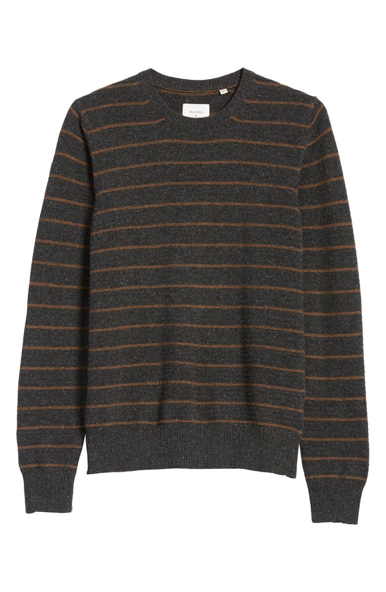 Billy Reid Stripe Crewneck Sweater, Alternate, color,