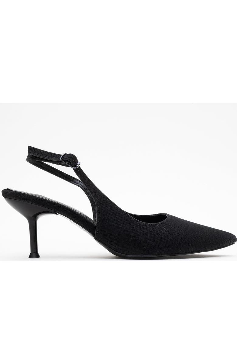 Prologue Shoes Caisa Slingback Pointed Toe Pump, Alternate, color, Black