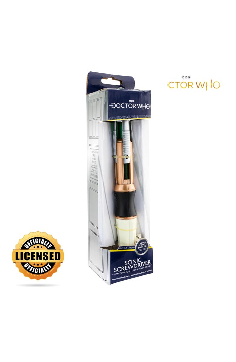 Toynk Doctor Who 11th Doctor Electronic Sonic Screwdriver Prop | Toynk Exclusive, Alternate, color, Bronze