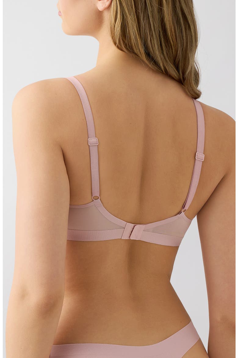b.wow'd Modern Wirefree Bra, Alternate, color, BLUSH PINK