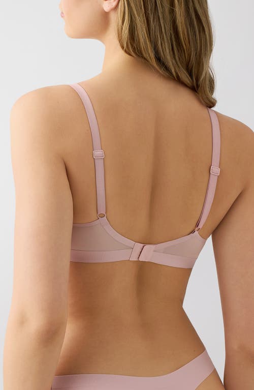 B.tempt'd By Wacoal B. Tempt'd By Wacoal B. Wow'd Lace Wirefree Bra Blush Pink In Pink
