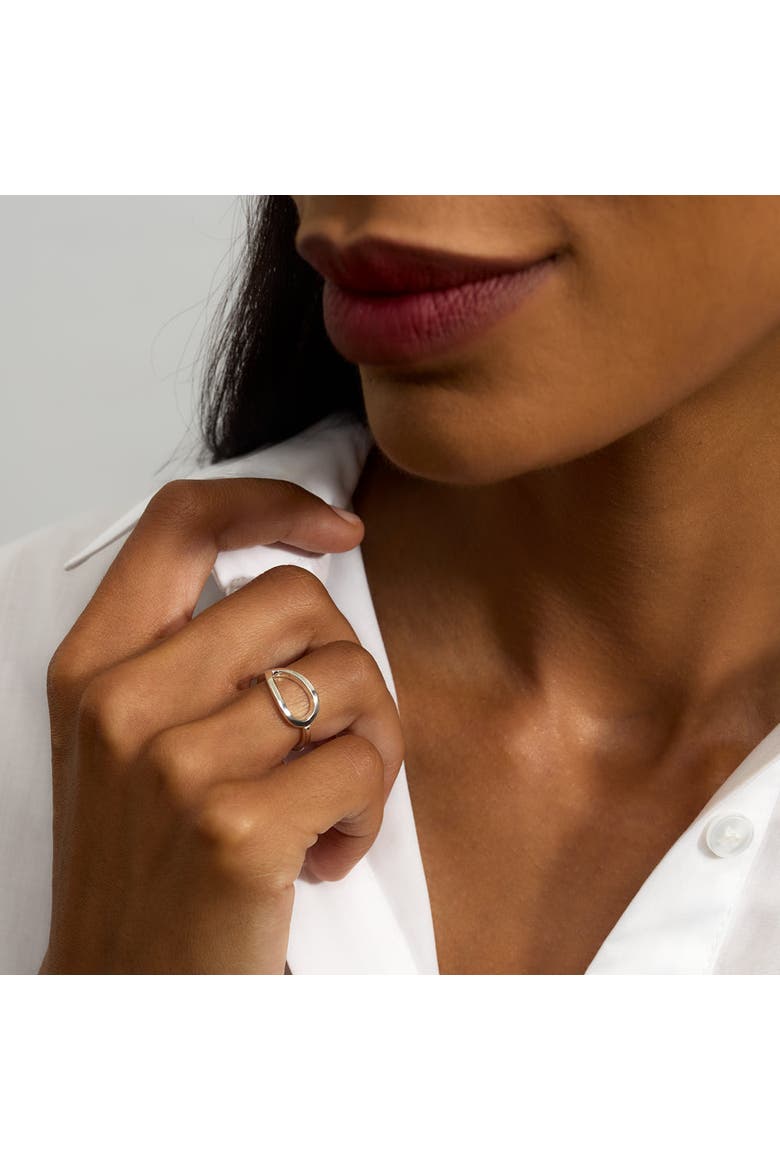 Petal Ring, Alternate, color, Sterling Silver