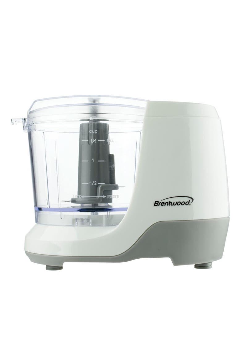 1.5 Cup Mini Food Chopper in White, Main, color, White