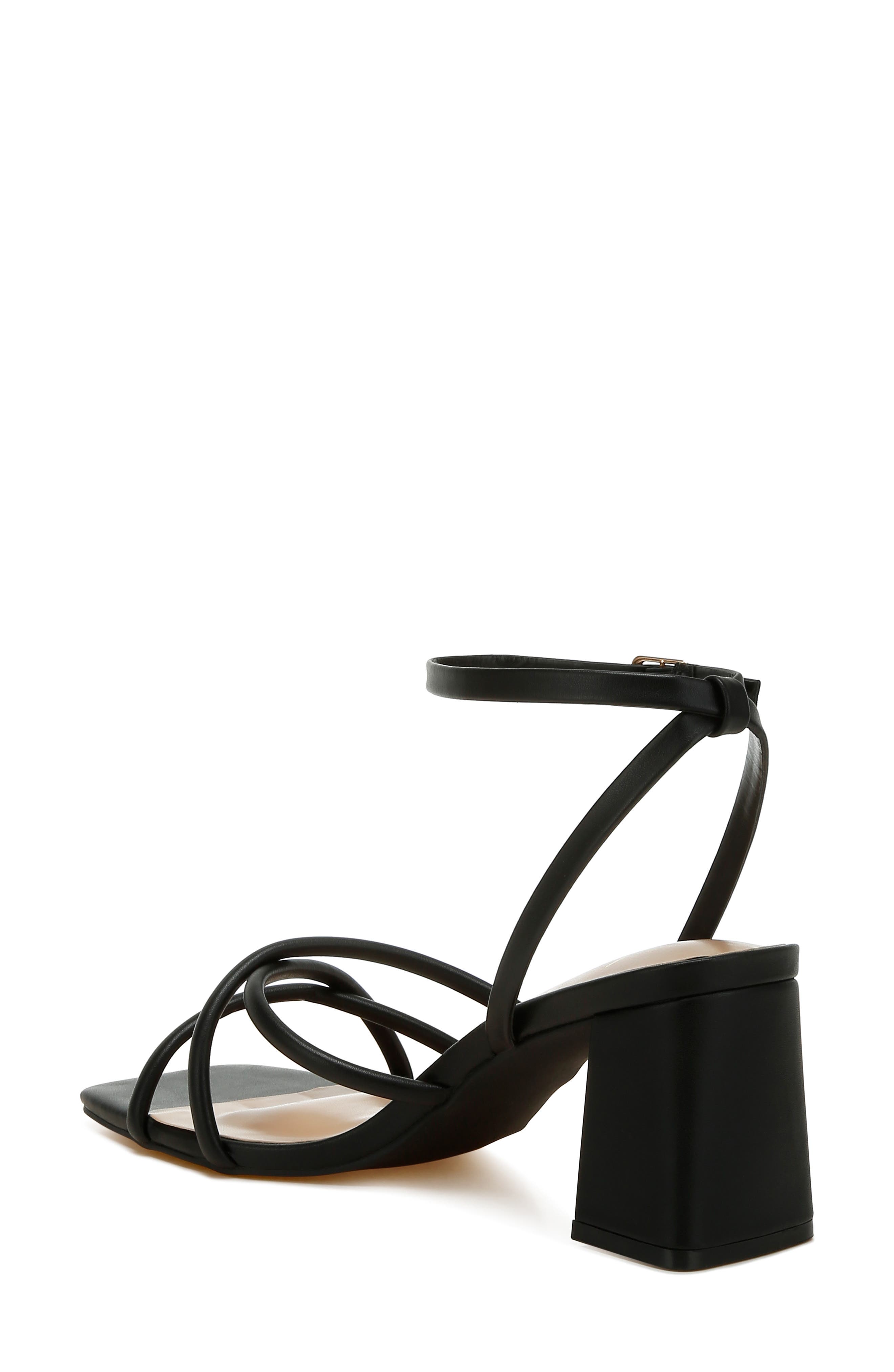 LONDON RAG Alyona Sandal, Alternate, color, Black