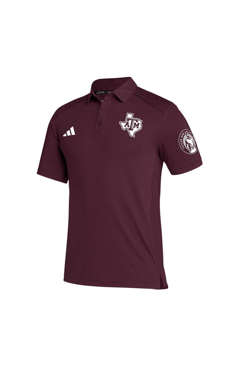 adidas Men's adidas  Maroon Texas A&M Aggies Strategy AEROREADY Polo, Alternate, color, 