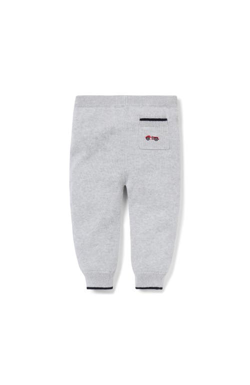 Janie And Jack Baby Race Car Sweater Pant In Gray
