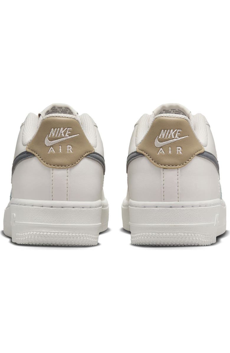 Nike Kids' Air Force 1 Sneaker, Alternate, color, Phantom/ Cool Grey/ Khaki