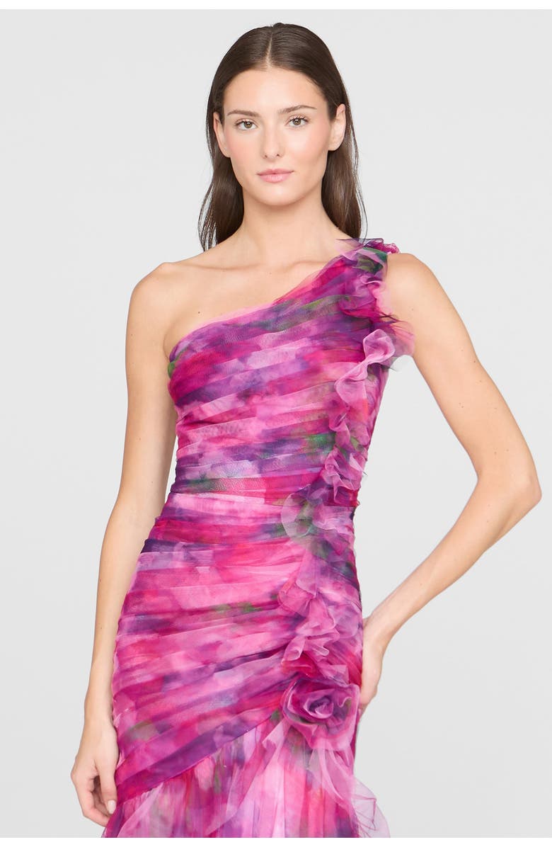 Theia Petunia Knit Midi Dress, Alternate, color, Sunlit Pink
