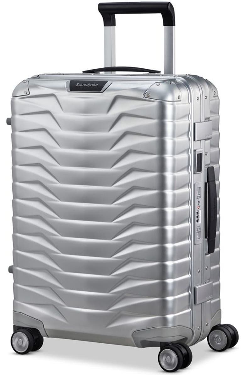 Samsonite Proxis Aluminum Global Carry-On Hardside TSA Friendly Spinner, Main, color,