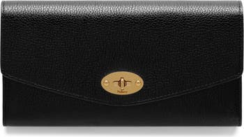 長財布 MULBERRY DARLEY WALLET Mulberry | Darley Wallet | Black Small Classic Grain | Women