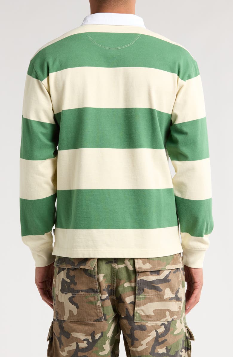 Vans Ward Stripe Rugby Knit Long Sleeve Polo, Alternate, color, 