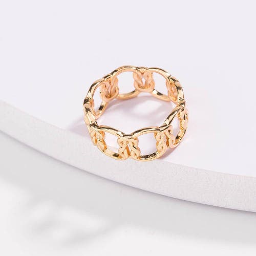 Hollywood Sensation Love Knot Ring Commitment Ring In Gold