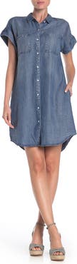 VELVET HEART Marcie Button Up Shirt Dress