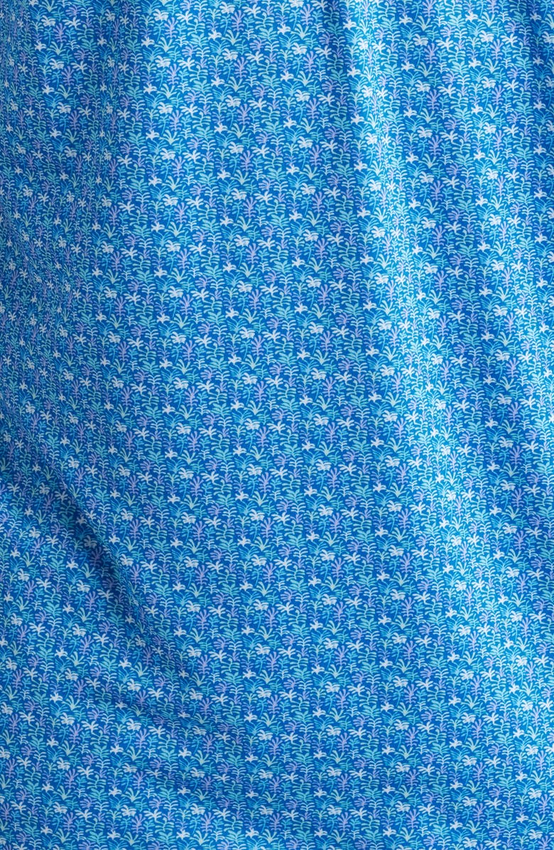 johnnie-O Floral Reef PREP-FORMANCE Golf Polo, Alternate, color, Palisades Blue